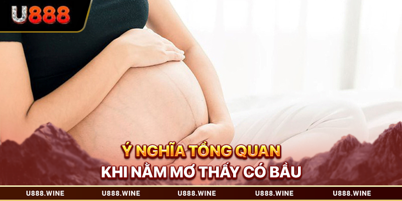 Ý nghĩa tổng quan khi nằm mơ thấy có bầu
